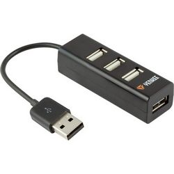 Yenkee USB priključak YHB 4001BK