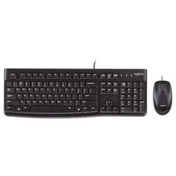 Set tipkovnice i miša LOGITECH MK120 (njemački raspored tipki) crna