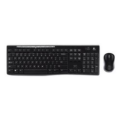 Set tipkovnice i miša LOGITECH MK270 (DE raspored tipki) crna