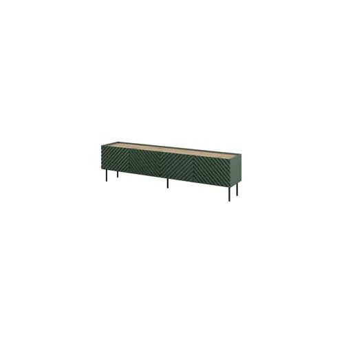 RTV kabinet, CAMA MEBLE, ONDA 200x40xH54.35 (za postavljanje na pod ili montažu na zid, zelena)
