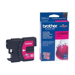 Patrona s tintom BROTHER LC980M (original) magenta 