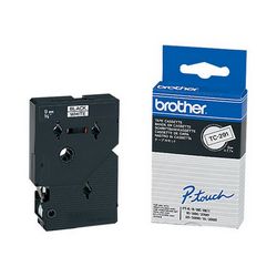 Laminirana traka BROTHER TC-291 (crna na bijeloj, 9mm)