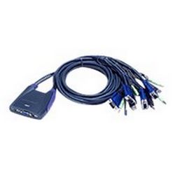 KVM / audio / USB prekidač ATEN Petite CS64US (4 porta)