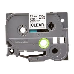 Laminirana traka BROTHER TZe-151 (crna na prozirnoj, 24mm)