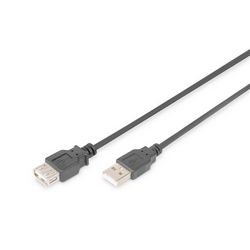 USB produžni kabel DIGITUS (USB 2.0 Type-A muški/USB Type-A ženski, 1.8 m)