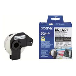 Višenamjenske naljepnice BROTHER DK-11204 crna na bijeloj