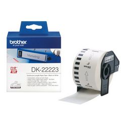 Kontinuirane naljepnice BROTHER DK-22223 (crno na bijelo)