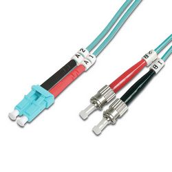 Patch kabel za multimode vlakna DIGITUS (LWL Multimode OM 3, LC/ST)