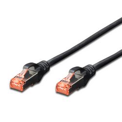 Patch kabel DIGITUS CAT 6 S/FTP (1 m) crna