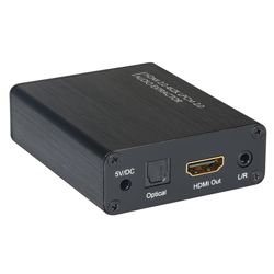 Ekstraktor zvuka 5.1CH Toslink/Analog 3.5mm 2CH s HDMI 4K, TECHLY, 8054529025749 (podrška za 4K rezoluciju)