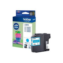 Patrona s tintom BROTHER LC221C (original) cijan 