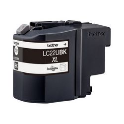 Patrona s tintom XL kapaciteta BROTHER LC22UBK (original) crna 