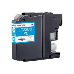 Patrona s tintom XL kapaciteta BROTHER LCLC22UC (original) cijan