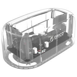 Orico Docking stanica 3.5" SATA HDD, USB3.1 Gen2/Type-C prozirna (ORICO 6139C3-CR)