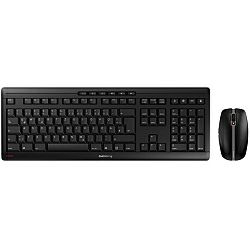 Cherry Stream Desktop Recharge tiha bežična tipkovnica + miš crna