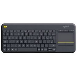 Logitech K400 Plus bežična tipkovnica + touchpad, USB crna (920-008385)