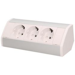 Orno Produžni kabel sa 3 x Schuko utičnice, ugradbena - OR-GM-9001/W-G(GS)