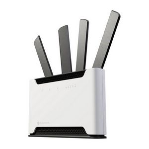 Mikrotik Chateau 5G ax kit, 1.8GHz CPU, 1GB RAM, 1×2.5 G-LAN, 4×G-LAN, Wi-Fi 6, 2.4Ghz/5Ghz, 802.11ax, LTE/5G modem, USB, M.2, MicroSIM, PSU, tower kućište, RouterOS L4