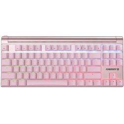 Cherry MX 8.0 svjetleća (RGB) igraća tipkovnica, MX Red, USB, pink