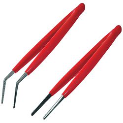 SMA Pinceta, 150 mm, 2kom. sa ravnim i vrhom pod kutom od 45°, - 908-T301