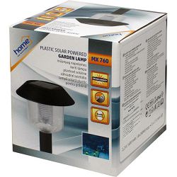 Solarna vrtna LED lampa HOME plastična, 600 mAh - MX 760