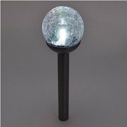 Solarna vrtna LED lampa HOME metal/staklo, 200 mAh - MX 812