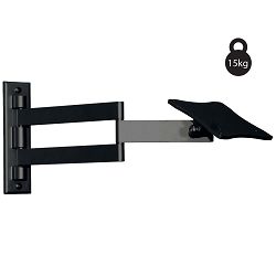 Nosač za TV zidni HOME LCDH 01/BK (13"- 24", do 15 kg, nagib 80°)