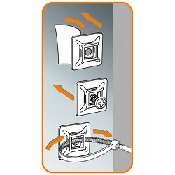 home Organizator kabela, pakiranje 50 kom. - CTT 28BK