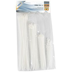home Plastične vezice, set, 120 kom. bijela- CTS WH