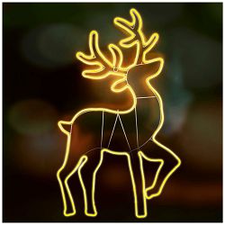 Dekorativna rasvjeta HOME LED neonska figura, jelen - NEON 4