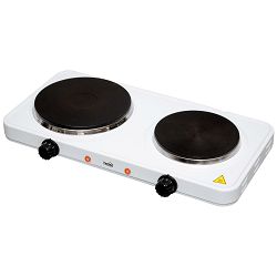 home Električno kuhalo, 2 ploče - 15/18 cm, 2500 W bijela- HG R 02WH