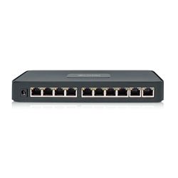 Amiko Home PoE mrežni switch, 10 port RJ-45, 8 PoE, rack ugradnja - POE SWITCH 8CH+2