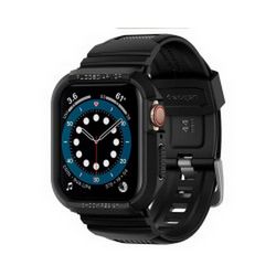 Spigen Rugged Armor Pro, zaštitna maska za Apple pametni sat crna - Apple Watch 8/7 (45mm)/SE 2022/6/SE/5/4 (44mm)
