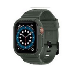 Spigen Rugged Armor Pro, zaštitna maska za Apple pametni sat, zelena - Apple Watch 8/7 (45mm)/SE 2022/6/SE/5/4 (44mm)
