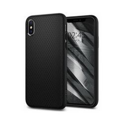 Spigen Liquid Air, zaštitna maska za telefon crna - iPhone XS/X