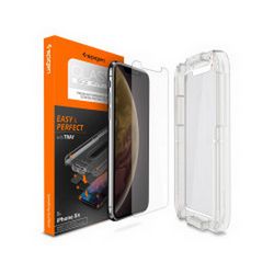 Spigen Glas.tR EZ Fit, zaštitno staklo za telefon - iPhone XR