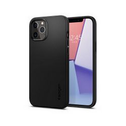 Spigen Thin Fit, zaštitna maska za telefon crna - iPhone 12/Pro