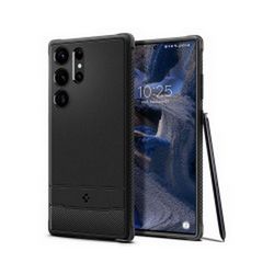 Spigen Rugged Armor, zaštitna maska za mobitel crna - Samsung Galaxy S23 Ultra