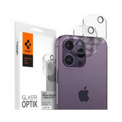 Spigen Glass Optik, zaštitno staklo za kameru telefona, prozirno - iPhone 14 Pro/iPhone 14 Pro Max