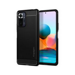 Spigen Rugged Armor, zaštitna maska za telefon crna - Redmi Note 10 Pro/Max