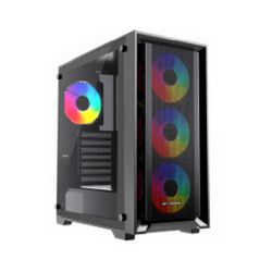 Bit Force VOLTRON ARGB-4 Gaming Midi Tower ATX kućište bez napajanja crno