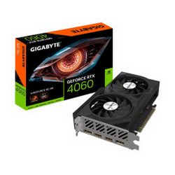 Gigabyte nVidia GeForce RTX 4060 WINDFORCE 8GB GDDR6, PCI-E 4.0, 128 bit, 2× HDMI, 2 x DP