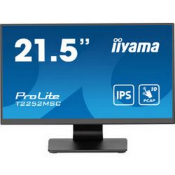 Monitor IIYAMA 22" T2252MSC-B2 (21.5") 1920×1080 IPS LED, PCAP 10P Touchscreen, 5ms, HDMI/DP, zvučnici crni