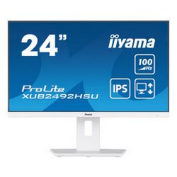 Monitor IIYAMA 24" XUB2492HSU-W6 (23.8") 1920×1080 IPS, Pivot, 0.4ms, HDMI/DP, 4×USB HUB, zvučnici bijeli