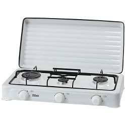 Zilan Plinski rešo sa 3 plamenika, 2300 W bijela- ZLN0032/WH