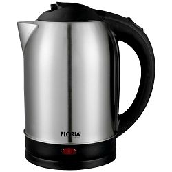 Kuhalo za vodu FLORIA, zapremina 2.0 l, 1500 W, INOX
