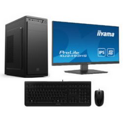 Cratos Office Pro v2 PC - Intel i5-12400, 16GB DDR4, 500GB NVMe SSD, Intel UHD, Windows 10 Professional + monitor/tipkovnica/miš