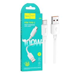 hoco. USB kabl za smartphone, USB-A to type C, 100W bijela- X96 Hyper, 100W bijela
