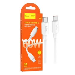 hoco. USB kabl za smartphone, type C, 60W bijela- X96 Hyper, 60W bijela