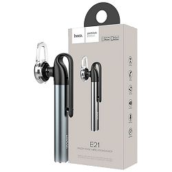 Handsfree slušalica sa mikrofonom HOCO, Bluetooth, 45 mAh, 3 h, siva - E21 Razor-Edge Gray